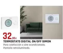 Simon - Termostato Digital On/ Off