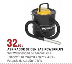 Power Plus - Aspirador De Cenizas
