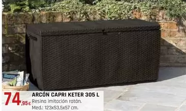 Capri - Arcón Keter 305 L