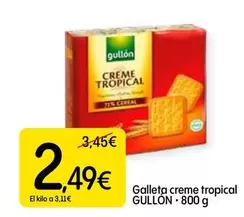 Gullón - Galleta Creme Tropical