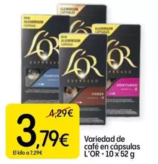 l'or - Variedad De Café En Cápsulas
