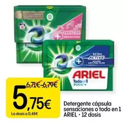 Ariel - Detergente Capsulas Sensaciones O Todo En 1