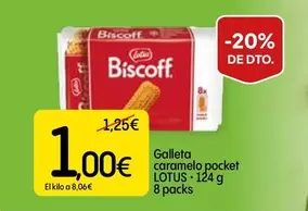 Lotus - Galleta Caramelo Pocket