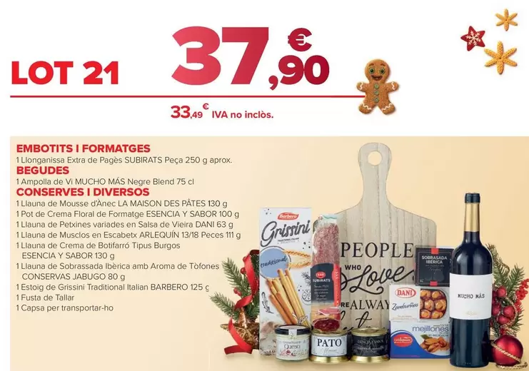 Embotits I Formatges / Begudes/  Conserves I Diversos