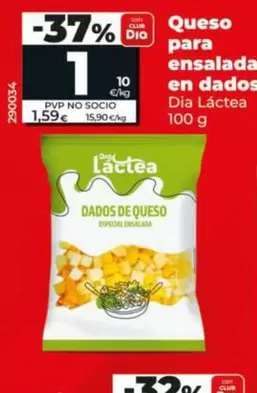 Dia Láctea  - Queso Para Ensalada En Dados 100 G