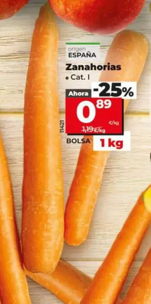 Zanahorias Bolsa 1 Kg