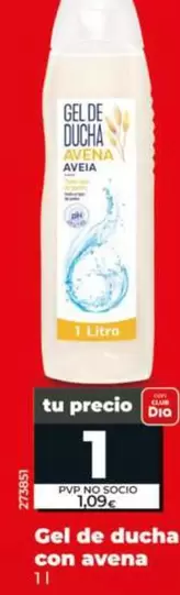 Gel De Ducha Con Avena