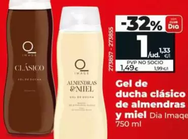 Dia Imaqe - Gel De Ducha De Clasico / De Almendras Y Miel