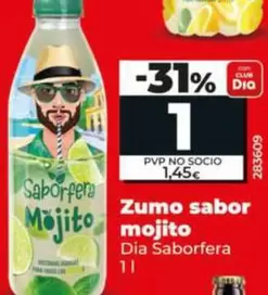 Dia Saborfera - Zumo Sabor Mojito