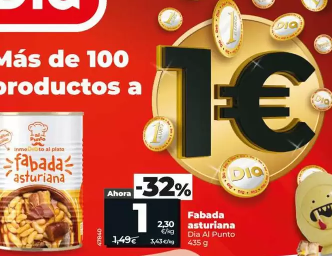 Dia Al Punto - Fabada Asturiana  435 G