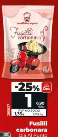 Dia Al Punto - Fusilli Carbonara