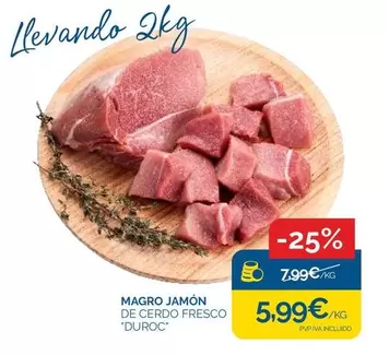 duroc - Magro Jamón De Cerdo Fresco Duroc