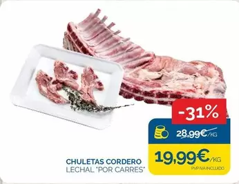 Chuletas Cordero Lechal Por Carres