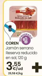 Coren - Jamón Serrano Reserva Reducido En Sal