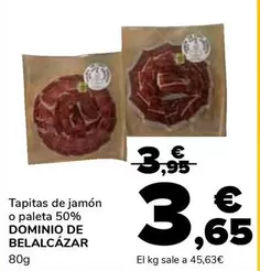 Dominio De Belalcázar - Tapitas De Jamón O Paleta 50%