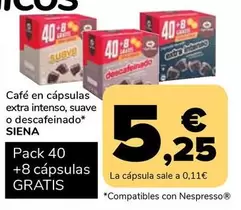 Siena - Cafe En Capsulas Extra Intenso