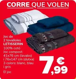 Letisserin - Joc De 2 Tovalloles