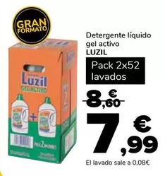 Luzil - Detergente Liquido Gel Activo