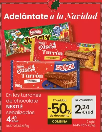 Nestlé - En Los Turrones De Chocolate