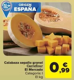 carrefour - Calabaza Sepallo Granel El Mercado