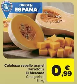 carrefour - Calabaza Sepallo Granel El Mercado