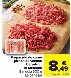 carrefour - Preparado De Carne Picada De Vacuno
