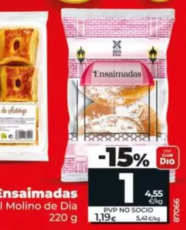 El Molino De Dia - Ensaimadas  220 G