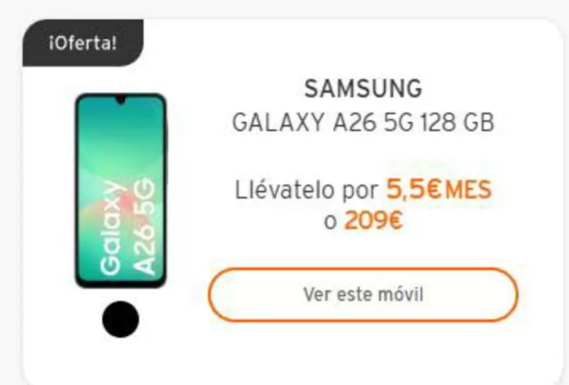 Samsung - Galaxy A26 5g 128 Gb