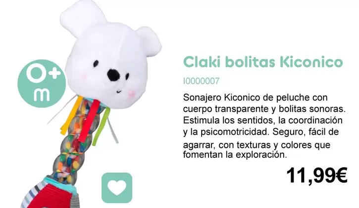 Claki Bolitas Kiconico