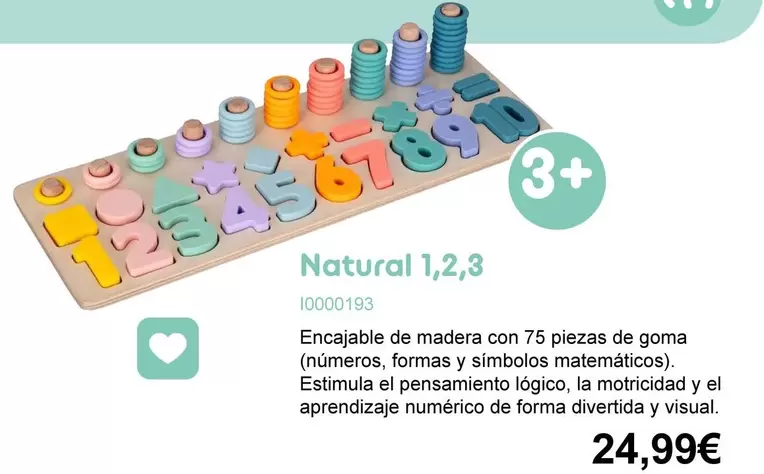 Encable De Madera Con 75 Piezas De Goma