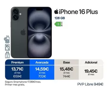 Apple - iPhone 16 Plus