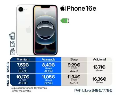 Apple - iPhone 16e