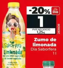 Dia Saborfera - Zumo De Limonada1 L
