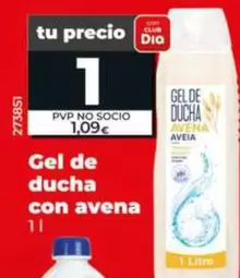 Gel De Ducha Con Avena 1 L