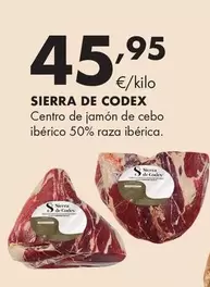 Sierra De Codex - Centro De Jamón De Cebo Ibérico 50% Raza Ibérica