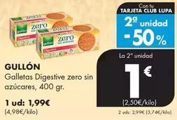 Gullón - Galletas Digestive Zero Sin Azucares