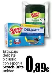 Scotch-Brite - Estropajo Delicate O Classic Con Esponja