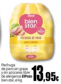 elpozo - Pechuga De Pavo Sin Grasa Y Sin Azucares Libre De Aérgnsos Bien Star
