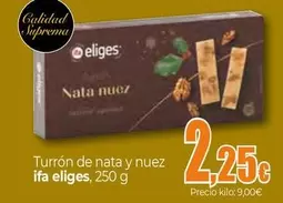 eliges - Turrón De Nata Y Nuez Ifa