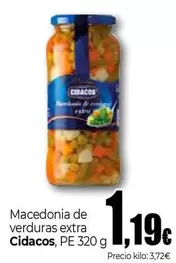 Cidacos - Macedonia De Verduras Extra