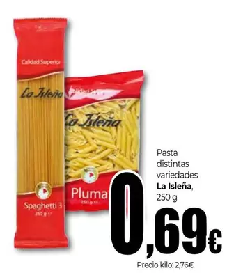 La Isleña - Pasta distintas variedades