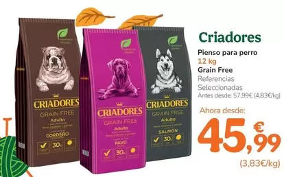 Criadores - Pienso Para Perros