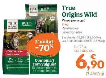 True Origins - Wild Pienso Para Gato