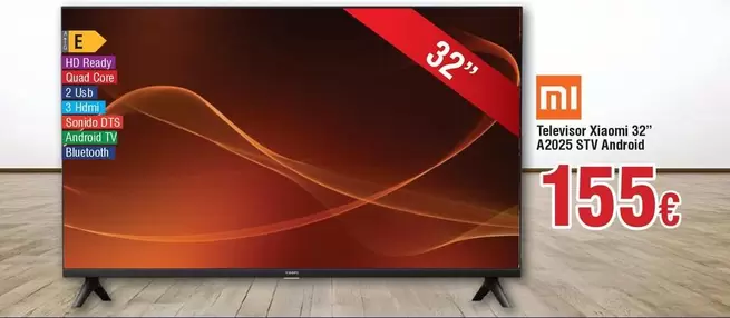 Xiaomi - Televisor 32" AQ025 STY Android