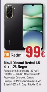 Xiaomi - Móvil Redmi A5 4 + 128 Negro