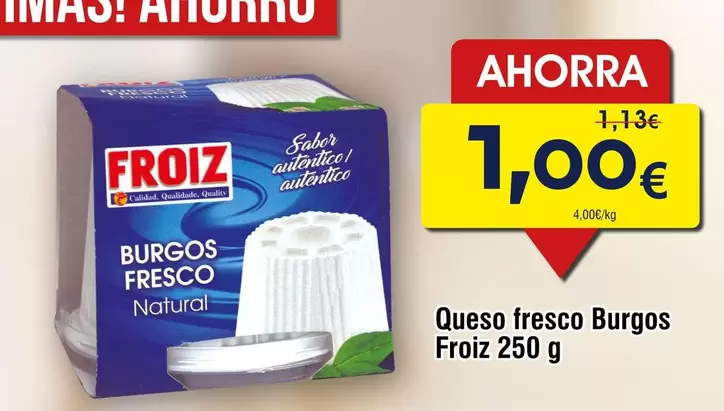 Froiz - Queso Fresco Burgos