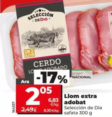 Selección De Dia - Lomo Extra Adobado Bandeja 300g