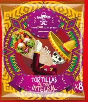 Dia Al Punto  - Tortillas Integrales 100% 320 G