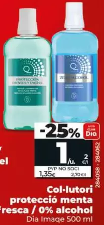 Dia Imaqe - Enjuague Bucal Protección Menta Fresca / 0% Alcohol