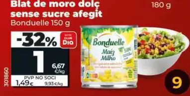 Bonduelle - Maíz Dulce Sin Azúcar Añadido